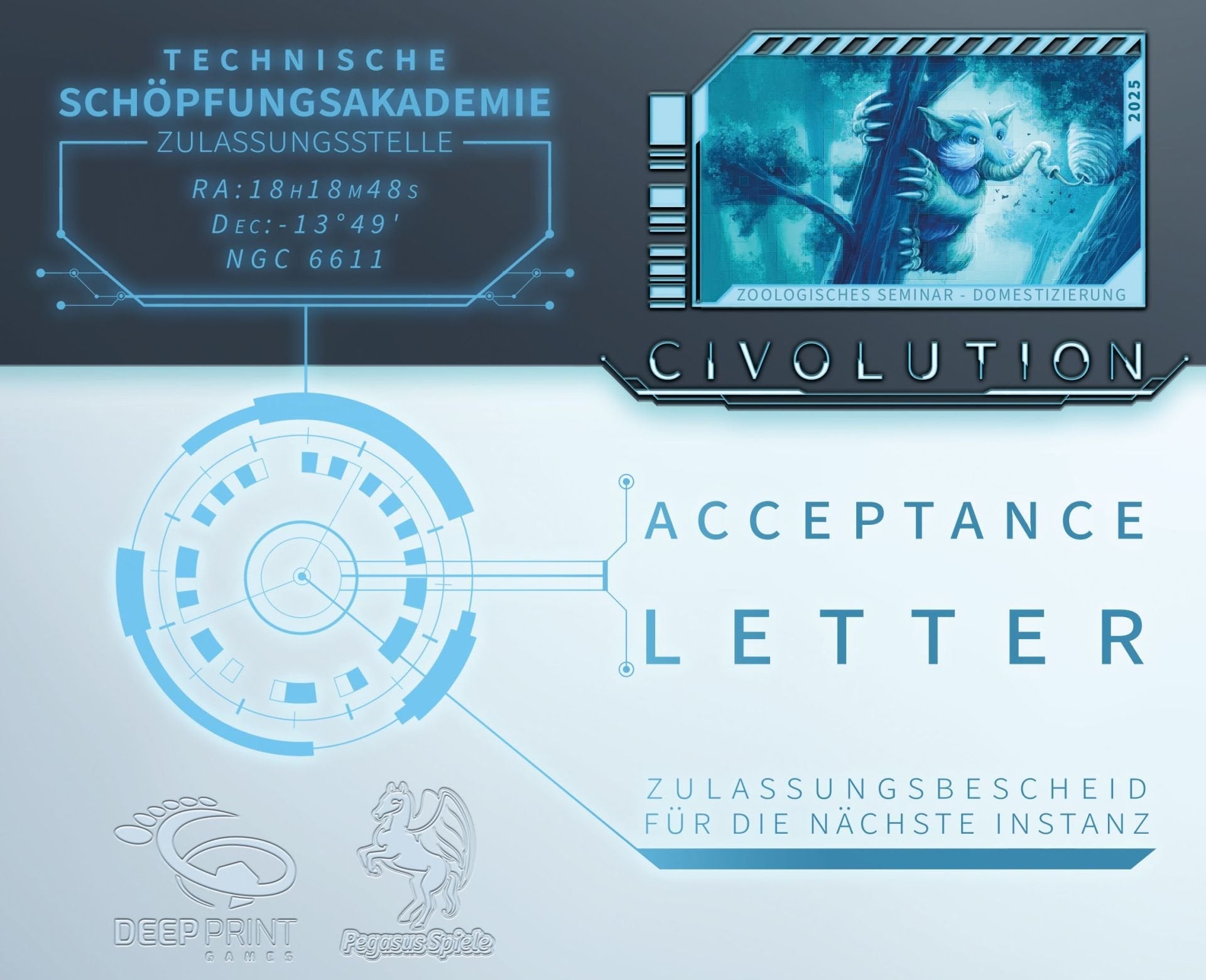 Pegasus Pegasus Civolution: Acceptance Letter (Erweiterung) 57830g