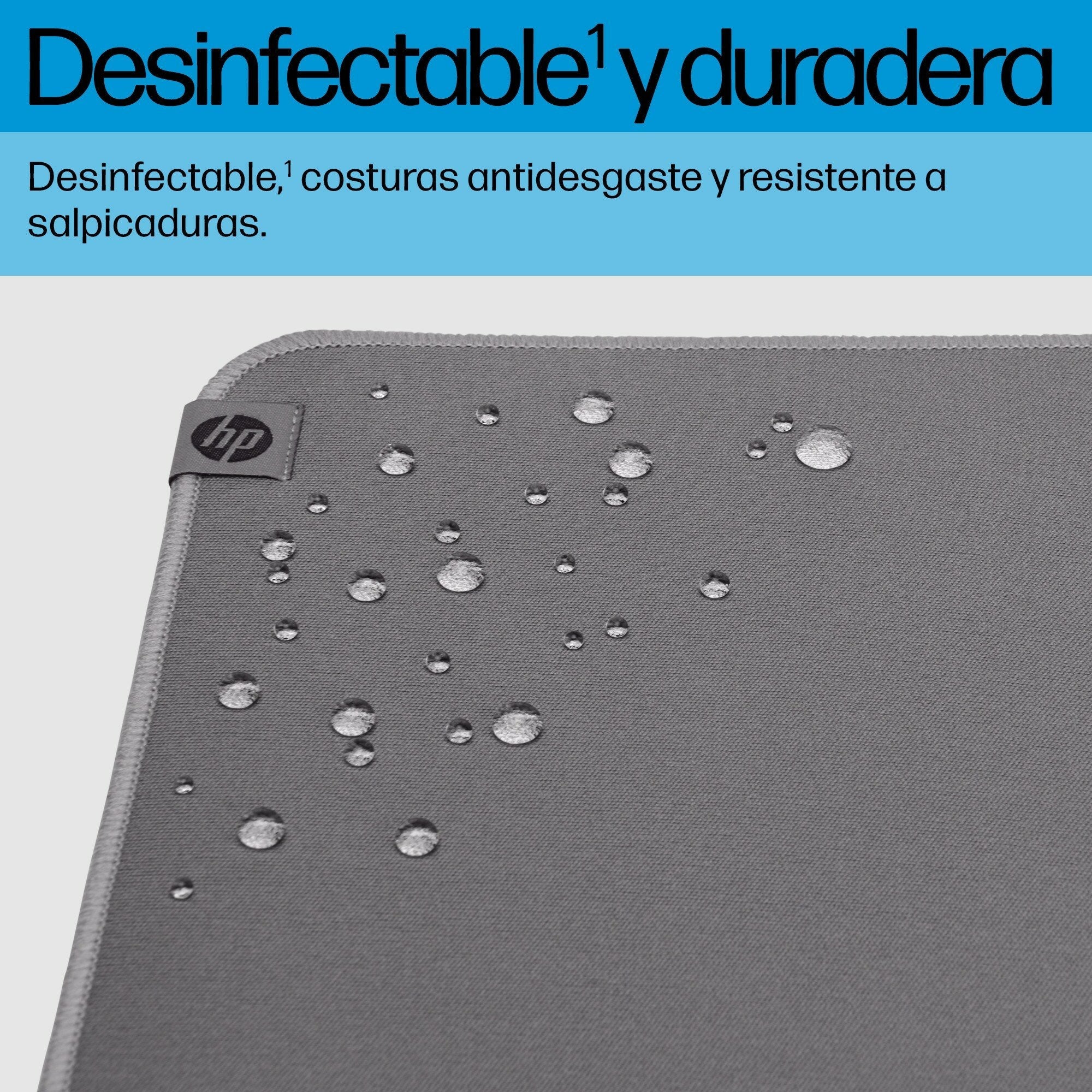 EAN 0197498446769 - HP 100 Sanitizable Mouse Pad Gris imagen 5