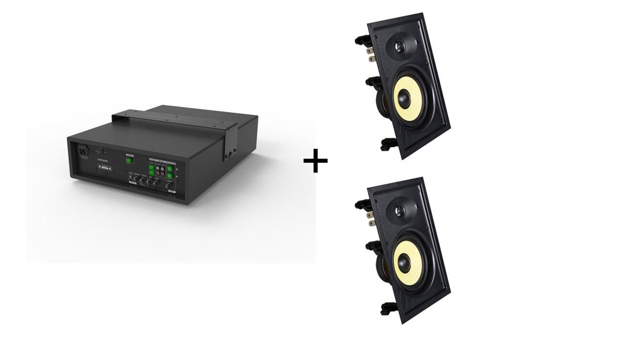 EAN 5715328213470 - Vivolink Audiopack Subwoofer + 2 x premium in-wall speakers (Limited Bundle Pack Offer) Negro Alámbrico 1 imagen 1