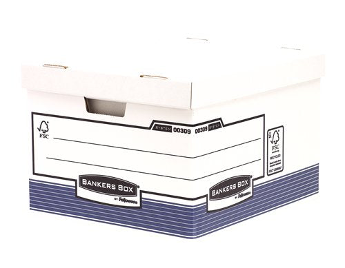 Fellowes Contenedor De Archivos Tamaño Folio Azul
