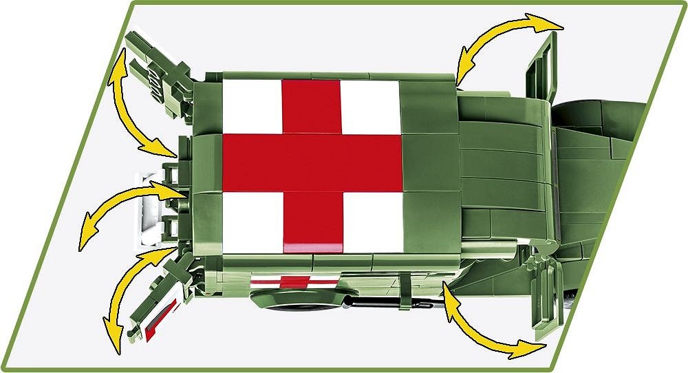 EAN 5902251022570 - COBI Dodge WC-54 Ambulance imagen 4