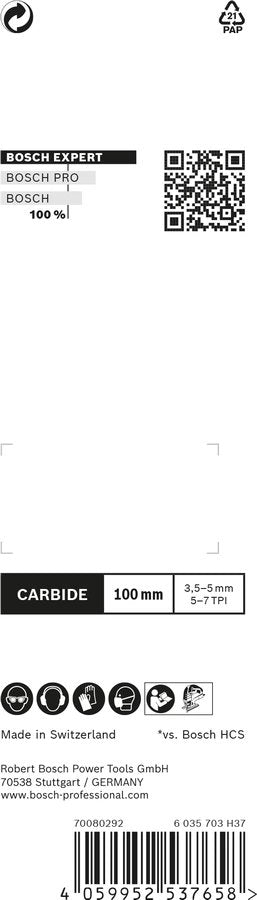 Bosch Hoja De Sierra De Calar Expert T 144 Dhm ''Hardwood Fast'', 3 Piezas 2608900541