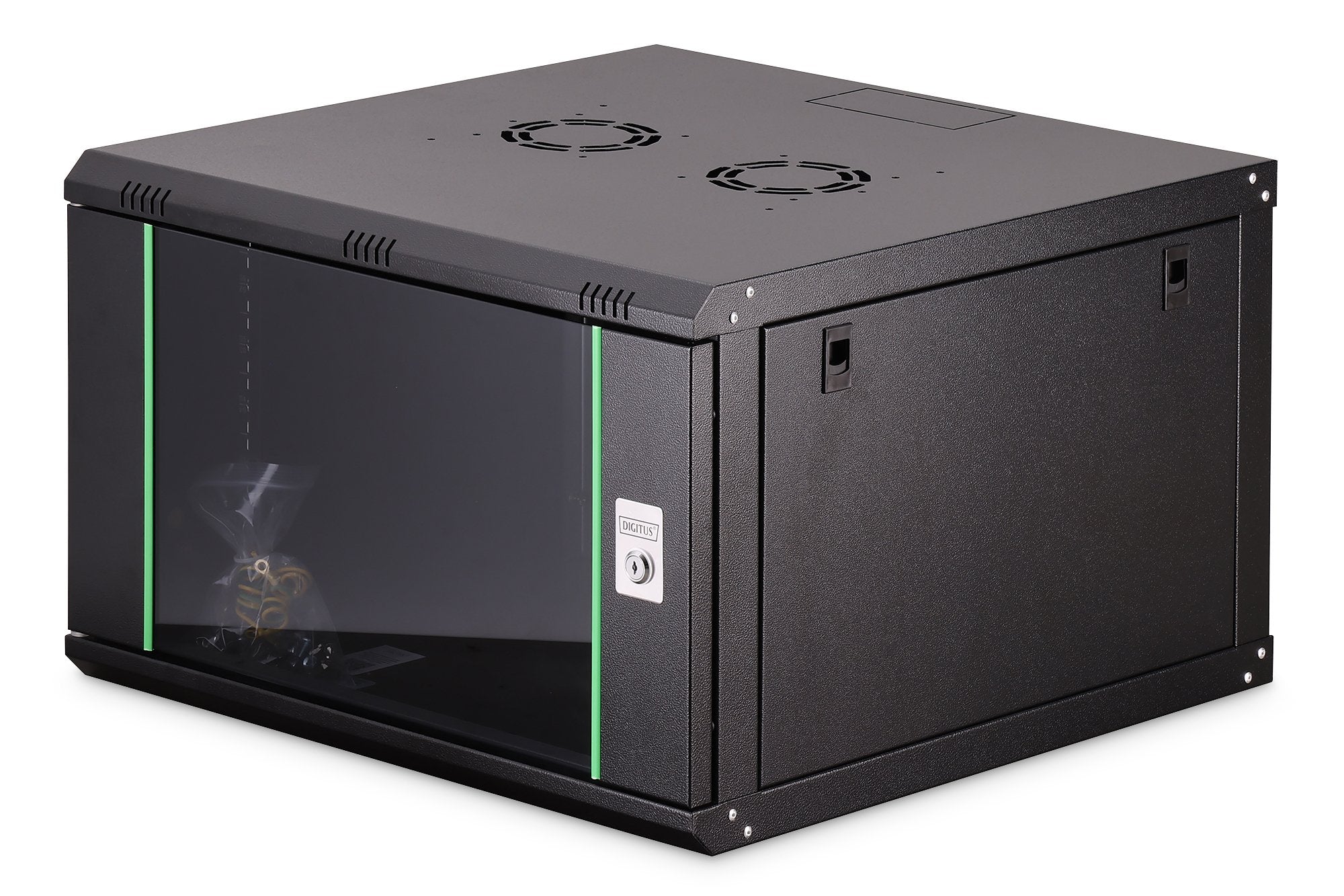 EAN 4016032257790 - Digitus DN-19 07U-6/6-EC-SW armario rack 7U Bastidor de pared Negro imagen 1