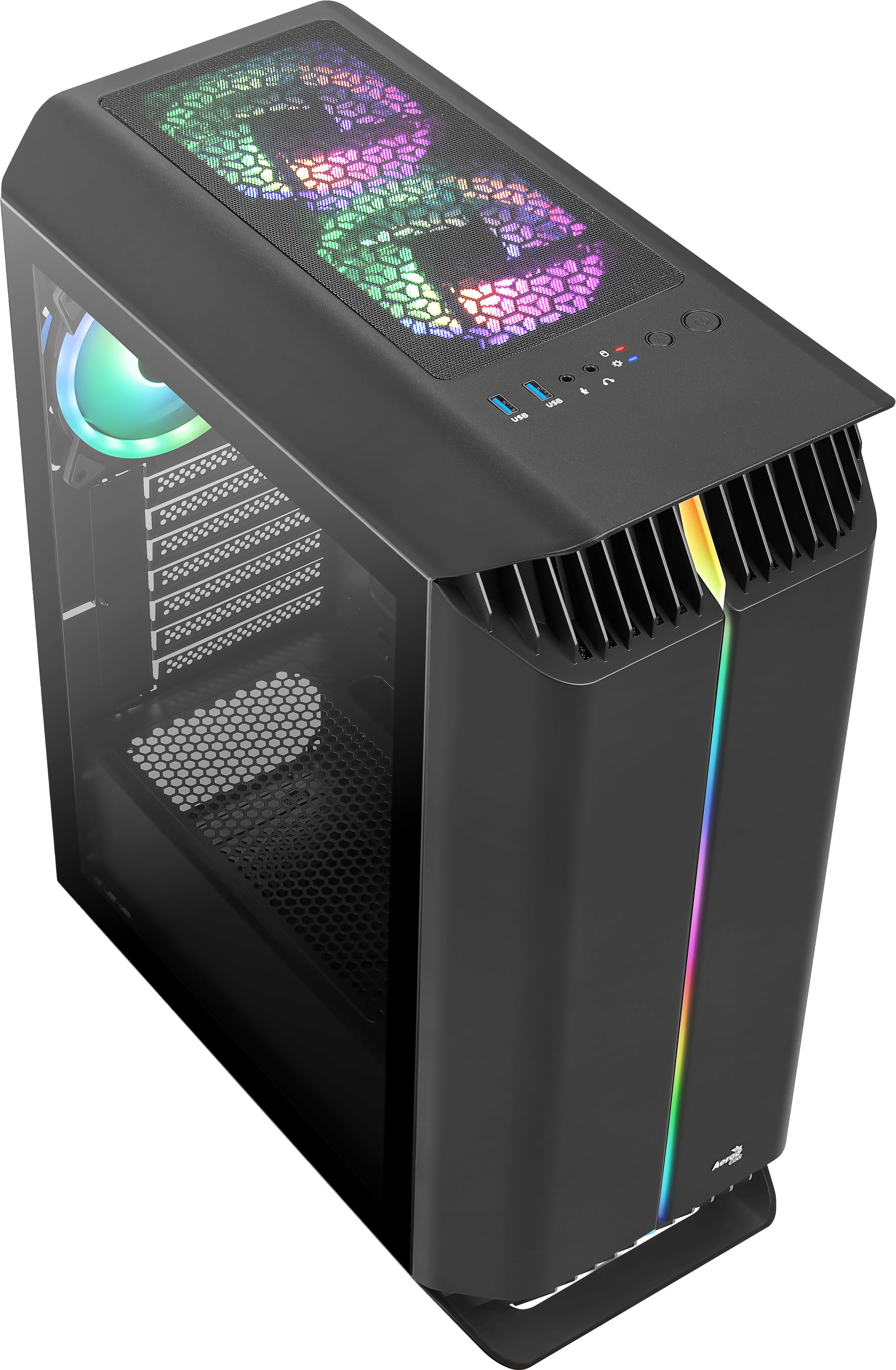 EAN 4711099470310 - Aerocool Gladiator Duo Midi Tower Negro imagen 5