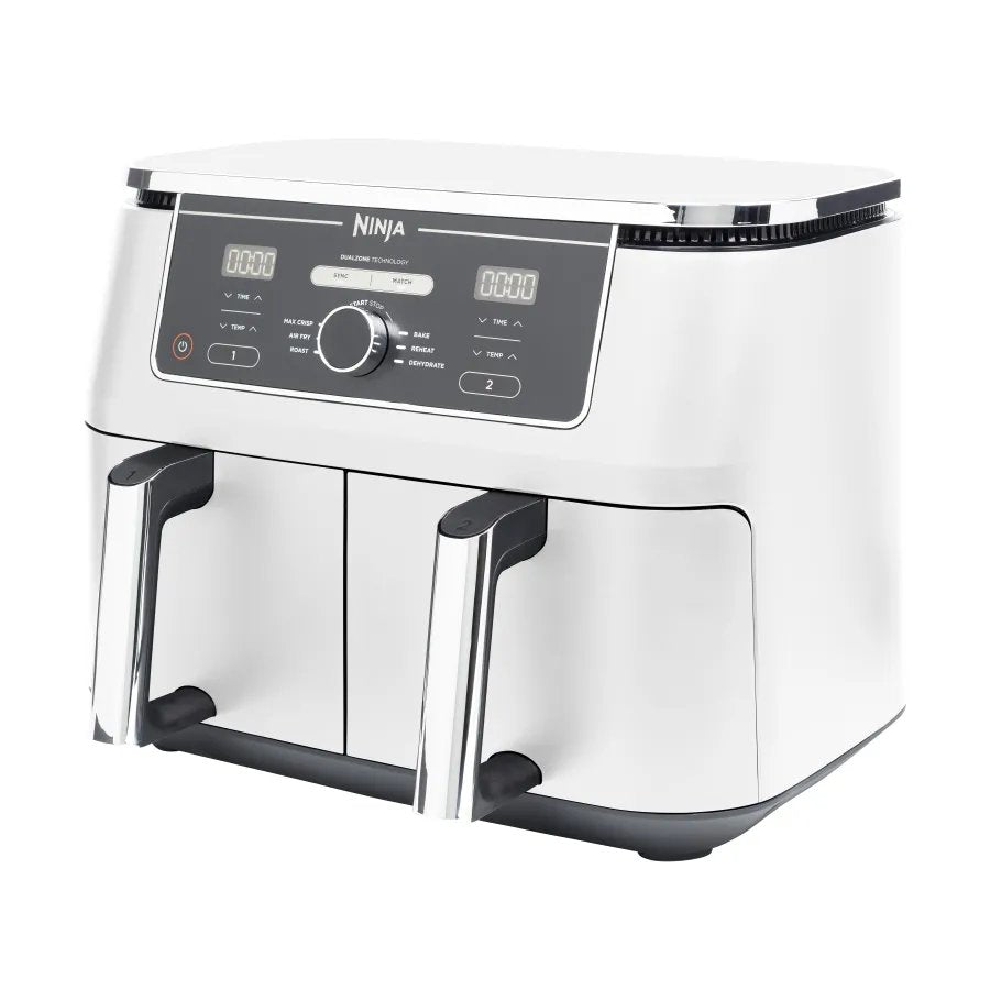 EAN 0622356261180 - Ninja AF400EU Doble 9,5 L Independiente 2470 W Freidora de aire caliente Blanco imagen 4