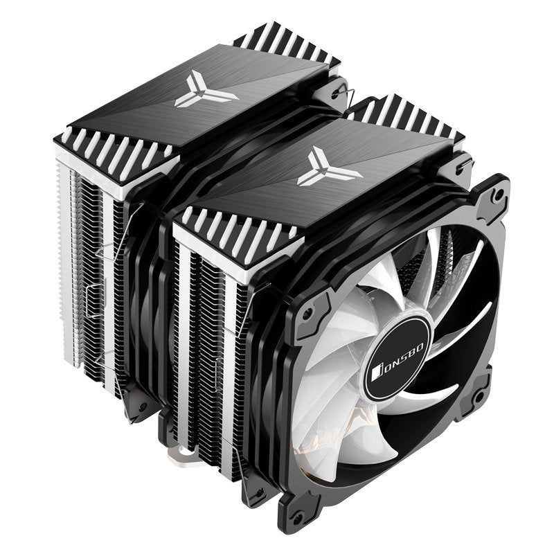 K Jonsbo Cr-2000 Gt Cpu Disipador Dual Tower, Argb - 2x 120mm, Negro