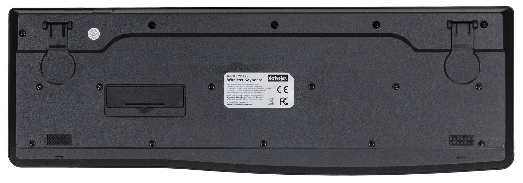 EAN 5901443120100 - Activejet K-3803SW teclado Universal RF inalámbrico QWERTY Internacional de EE.UU. Negro imagen 7