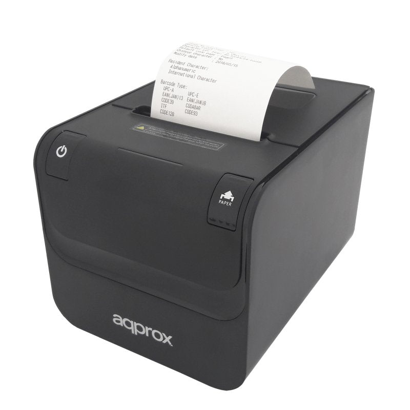 Impresora De Tickets Approx Apppos80amuse Térmica Ancho Papel 80mm Usb-Rs232-Ethernet Negra
