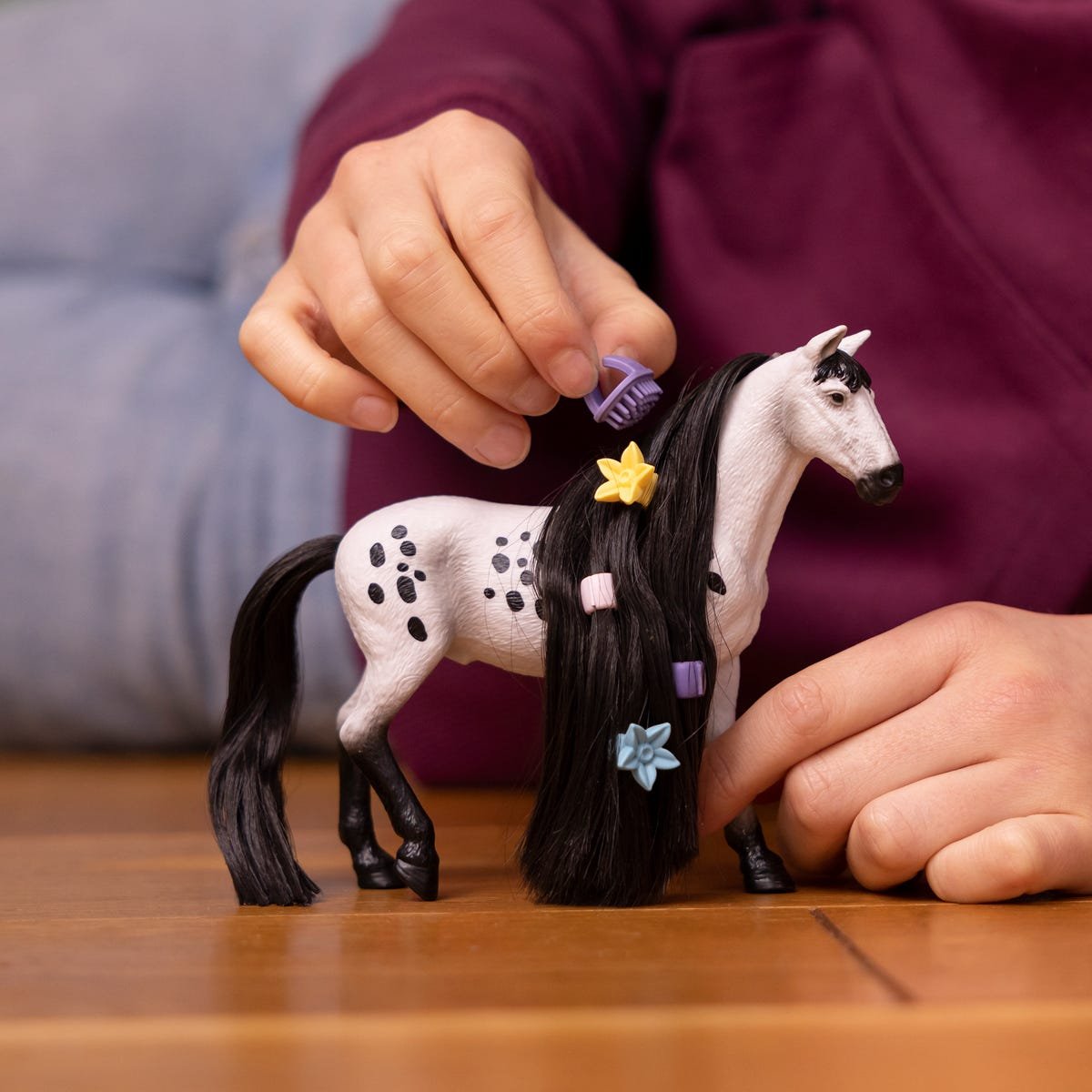 Schleich Horse Club Sofia'S Beauties Beauty Horse Knabstrupper Semental, 42622