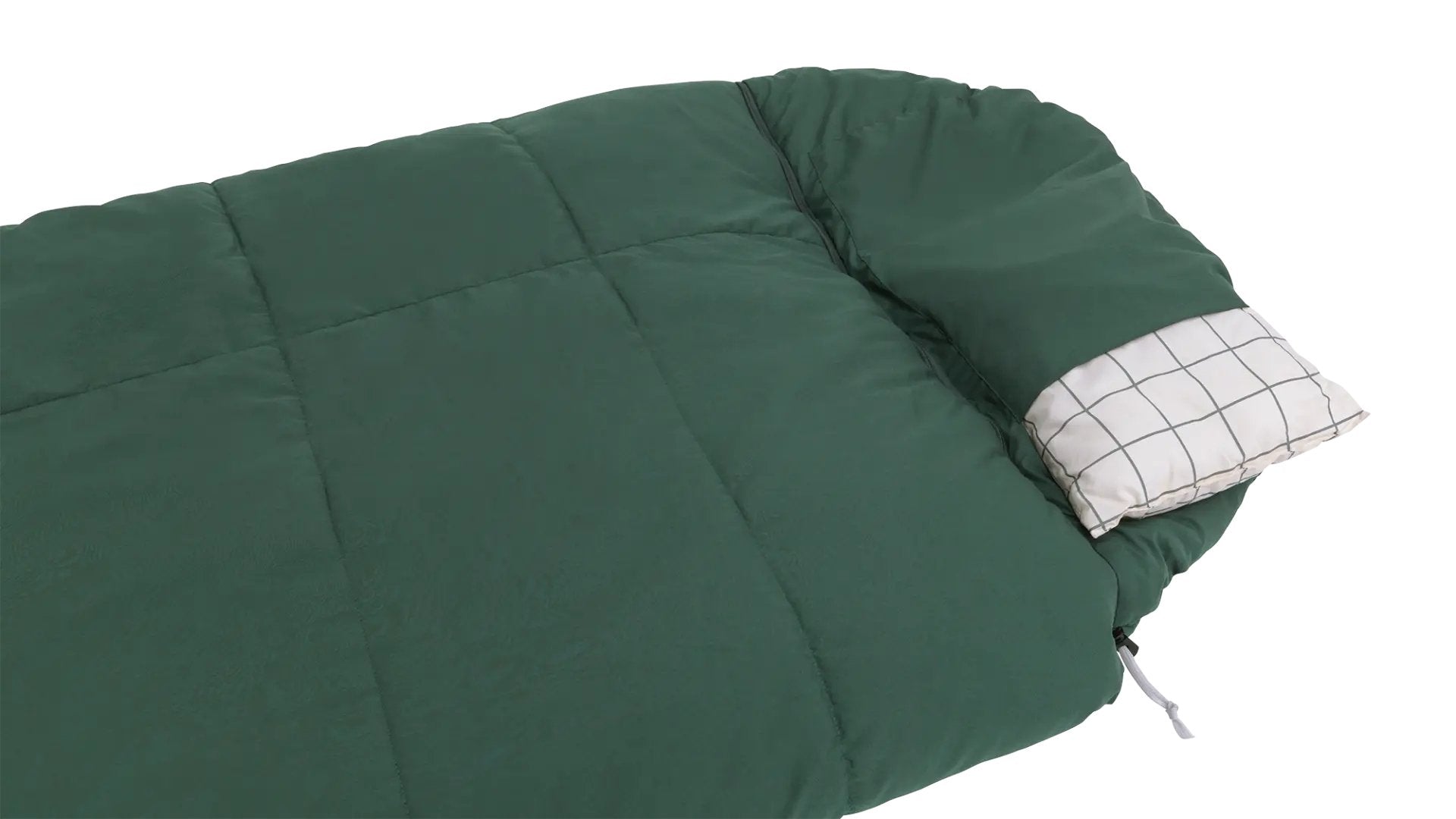 Saco De Dormir Outwell Camper Prime, Cremallera Izquierda, Verde.