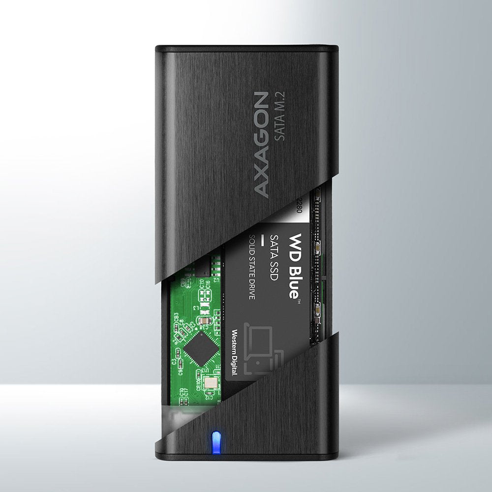 EAN 8595247906311 - Axagon EEM2-SBC externes Gehäuse für M.2 SSDs USB-C 3.2 Gen 2 - schwarz Caja externa para unidad de estad imagen 4