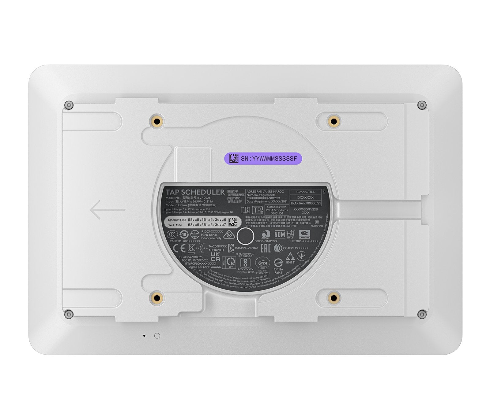 EAN 0097855169983 - Logitech 952-000094 pantalla para sala de reuniones 25,6 cm (10.1") 1280 x 800 Pixeles IPS 802.11a, 802.1 imagen 3