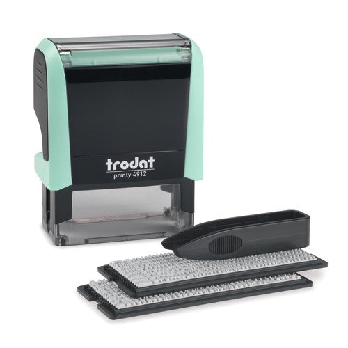 Trodat Mempel Printy Typom 4.0 Sb Pame Grü+Kis Schw 4912