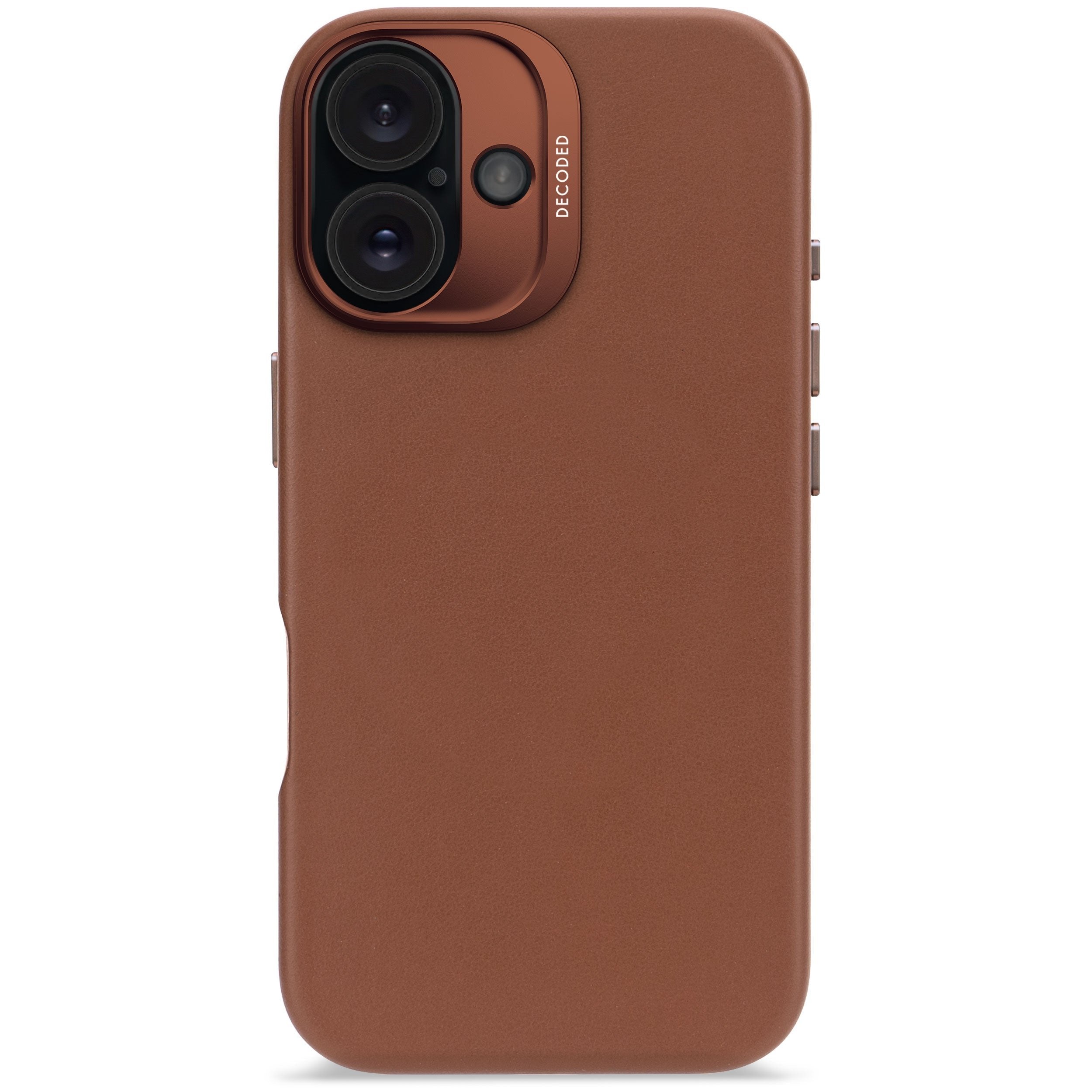 Decoded Leather Case Funda Para Iphone 16 15,5 Cm (6.1") Marrón