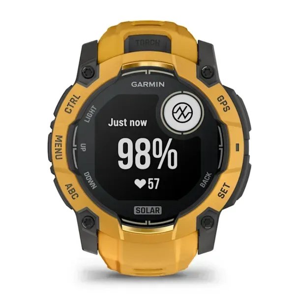 Instinct 3,50mm,Solar,Sunburst/Gray, Sunburst/Gray Band, Ww
