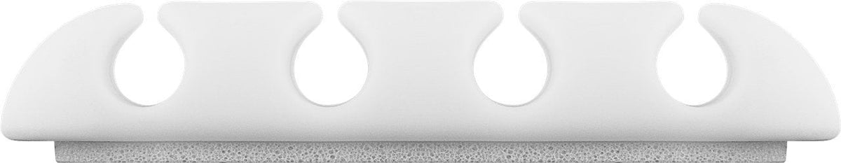 Goobay 70400 Organizador De Cables Universal Soporte Para Cables Blanco 2 Pieza(S)