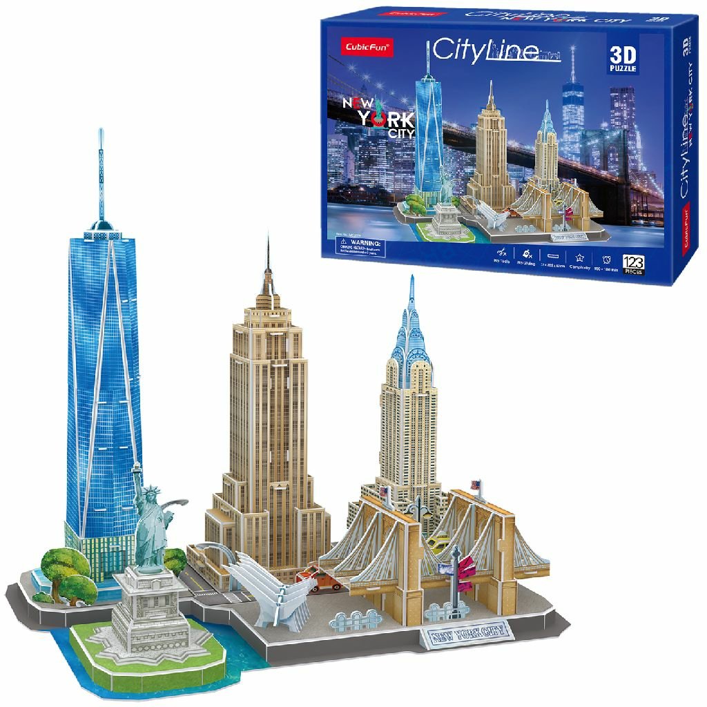 Cubicfun Puzzle 3d City  Line New York