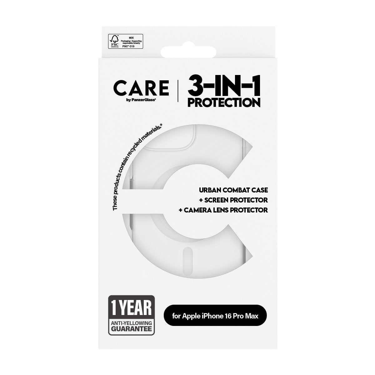 EAN 5715685004827 - PanzerGlass ® | CARE™ by ® 3-in-1 Bundle iPhone 16 Pro Max Protector de pantalla Apple 1 pieza(s) imagen 3