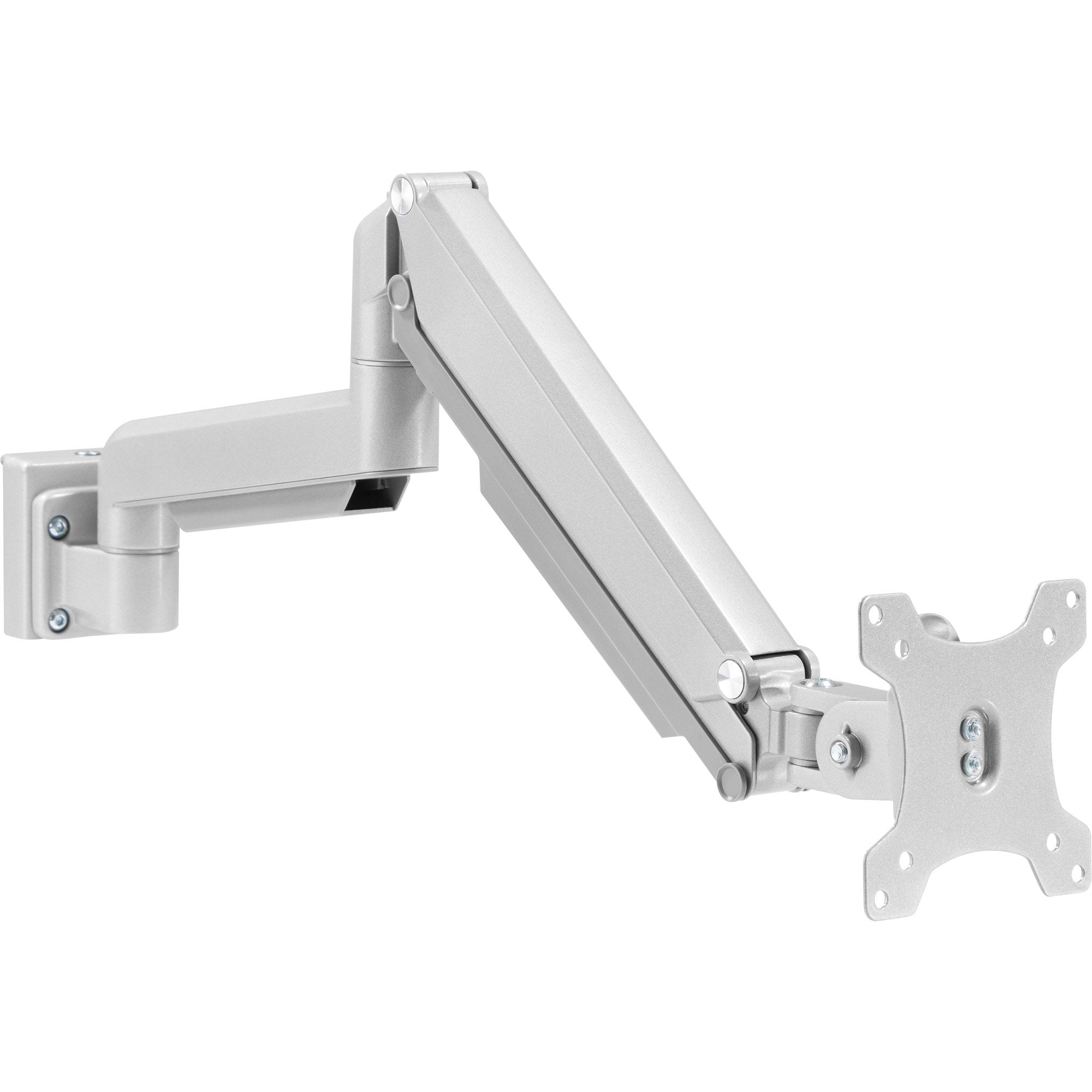 Inline® Slatwall Lifter Monitor Holder, Silver