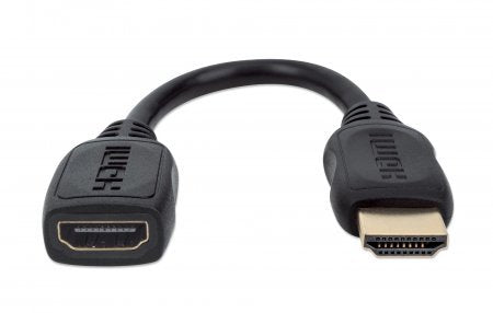 Extensión Hdmi Manhattan Con Canal Ethernet 4k @ 60hz 0.2m