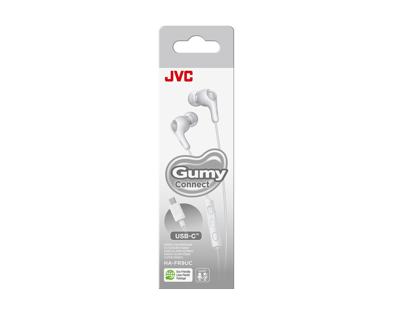 EAN 4975769476099 - JVC HA-FR9UC Auriculares Alámbrico Dentro de oído Llamadas/Música USB Tipo C Blanco imagen 6