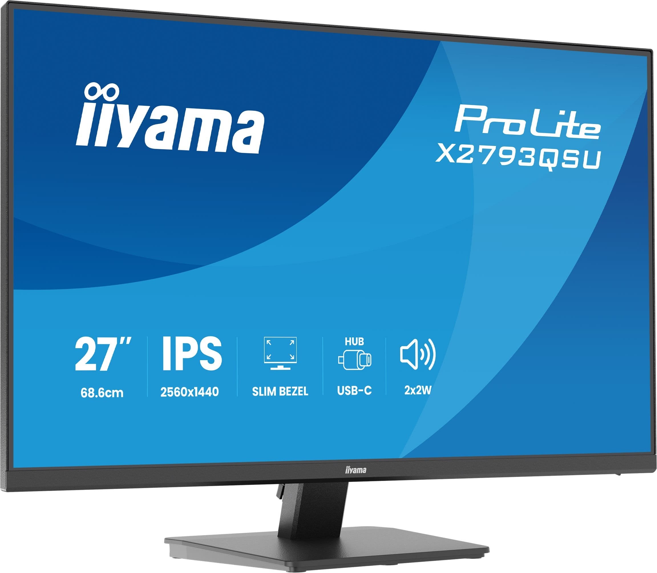 Iiyama 68.6cm 27" X2793qsu-B1 16:9 Hdmi+Dp+2xusb Ips