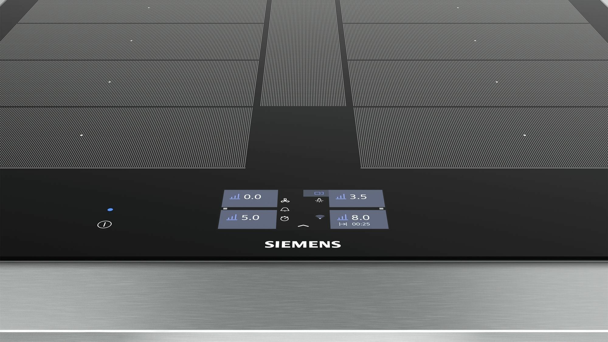 Siemens Ex675jyw1e Iq700, Placa De Cocina Independiente Negro, Home Connect Ex675jyw1e