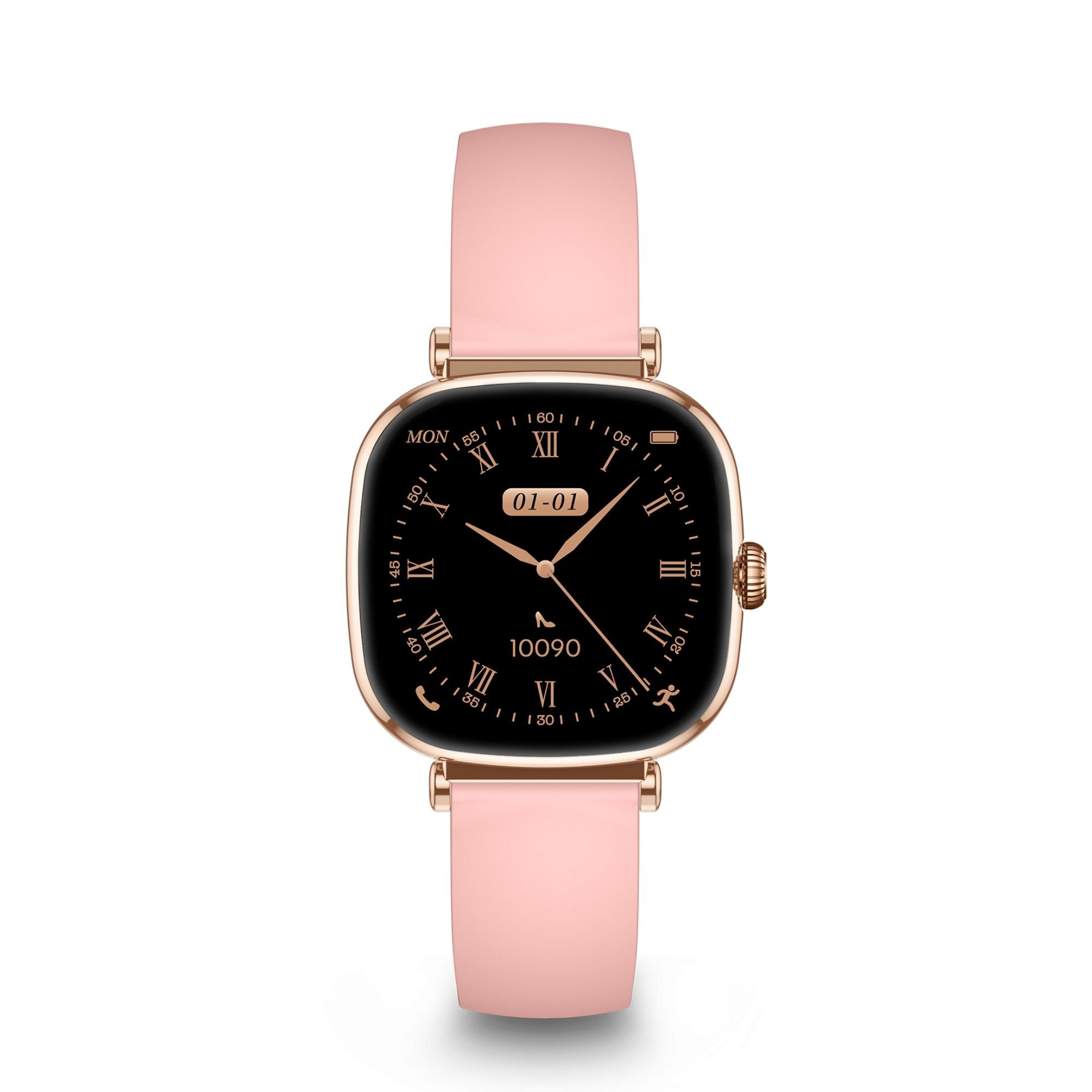 Ksix Iria Rosa Smartwatch 1.7" 2 Correas (Metal + Silicona)