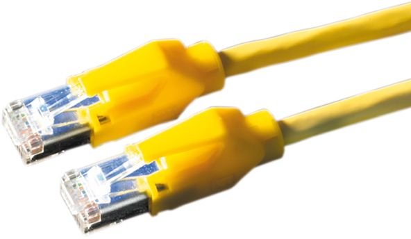 Dtwyler Cable De Red Cat.6 (Class E) S Ftp, Cu 7702 Flex Lsoh, Hirose Tm21, Gelb, 5 M