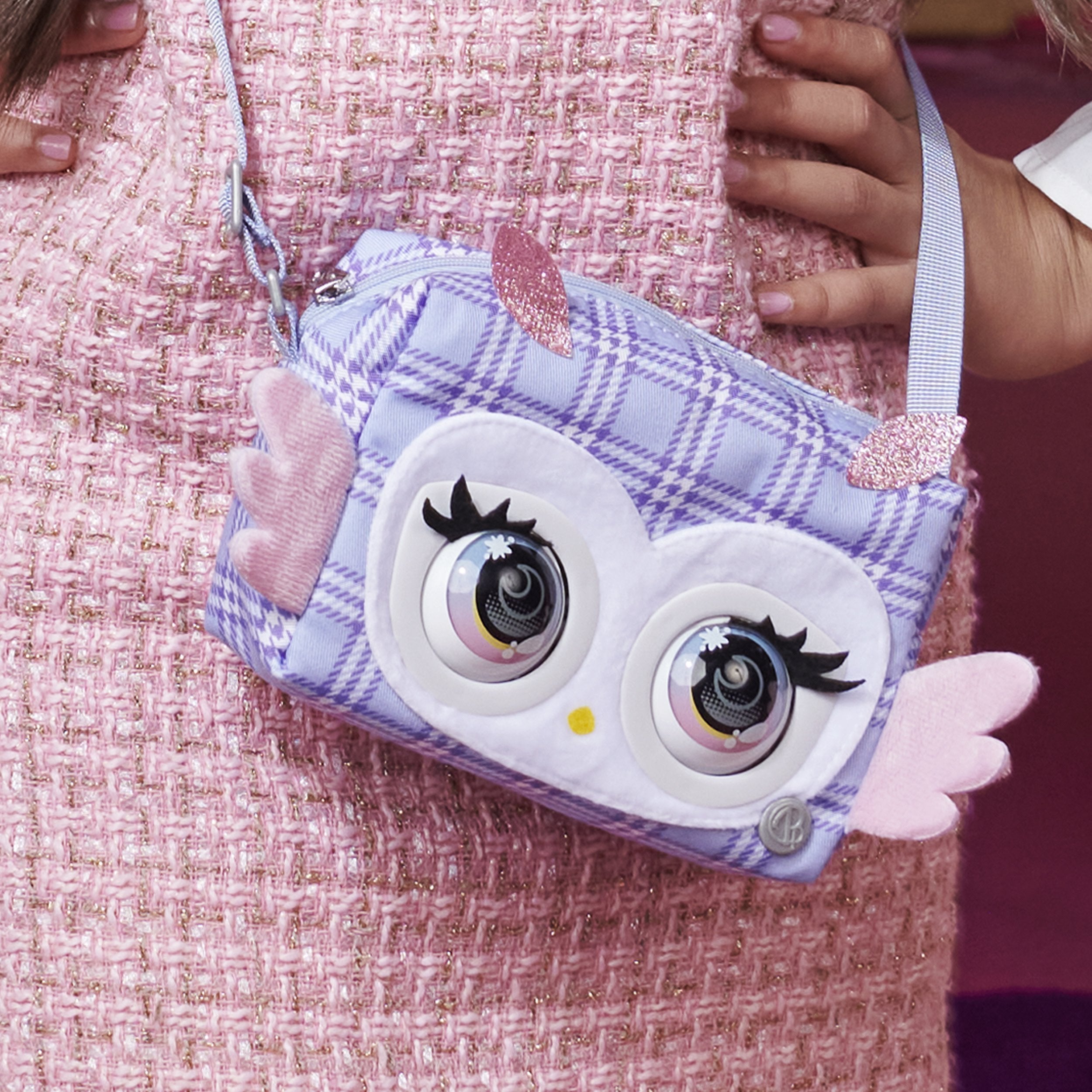 Bolso Y Juguete De Mascota Spin Master Purse Pets - Print Perfect Eule, Tasche 6064118
