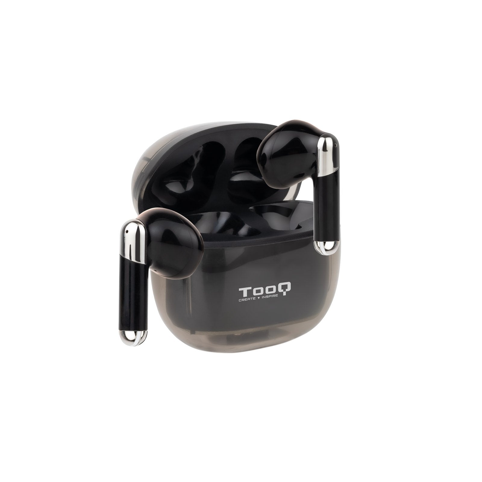 EAN 8433281014299 - TooQ Onyx Inalámbrico Dentro de oído Llamadas/Música Negro, Cromo imagen 1