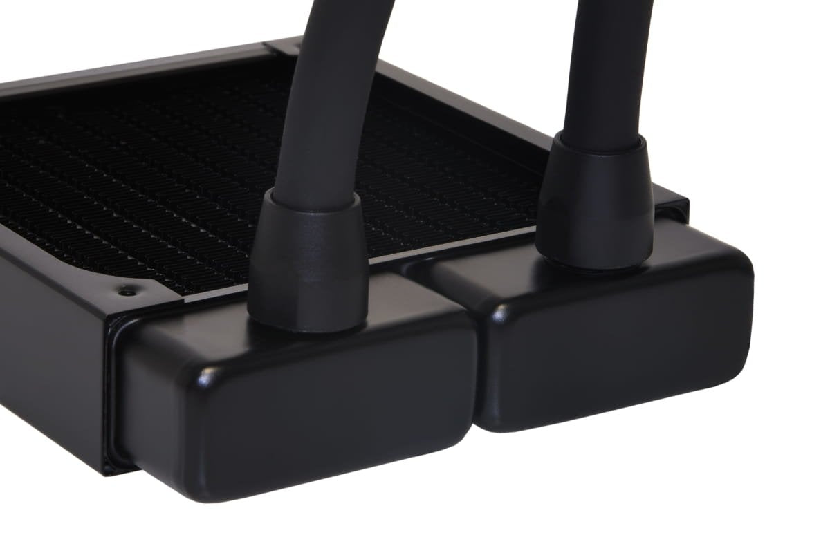 Boquilla De Rosca Alphacool Hf Tpv - Recta - Negra, Conexión Negra (Mate), Juego De 6, Recta 17453