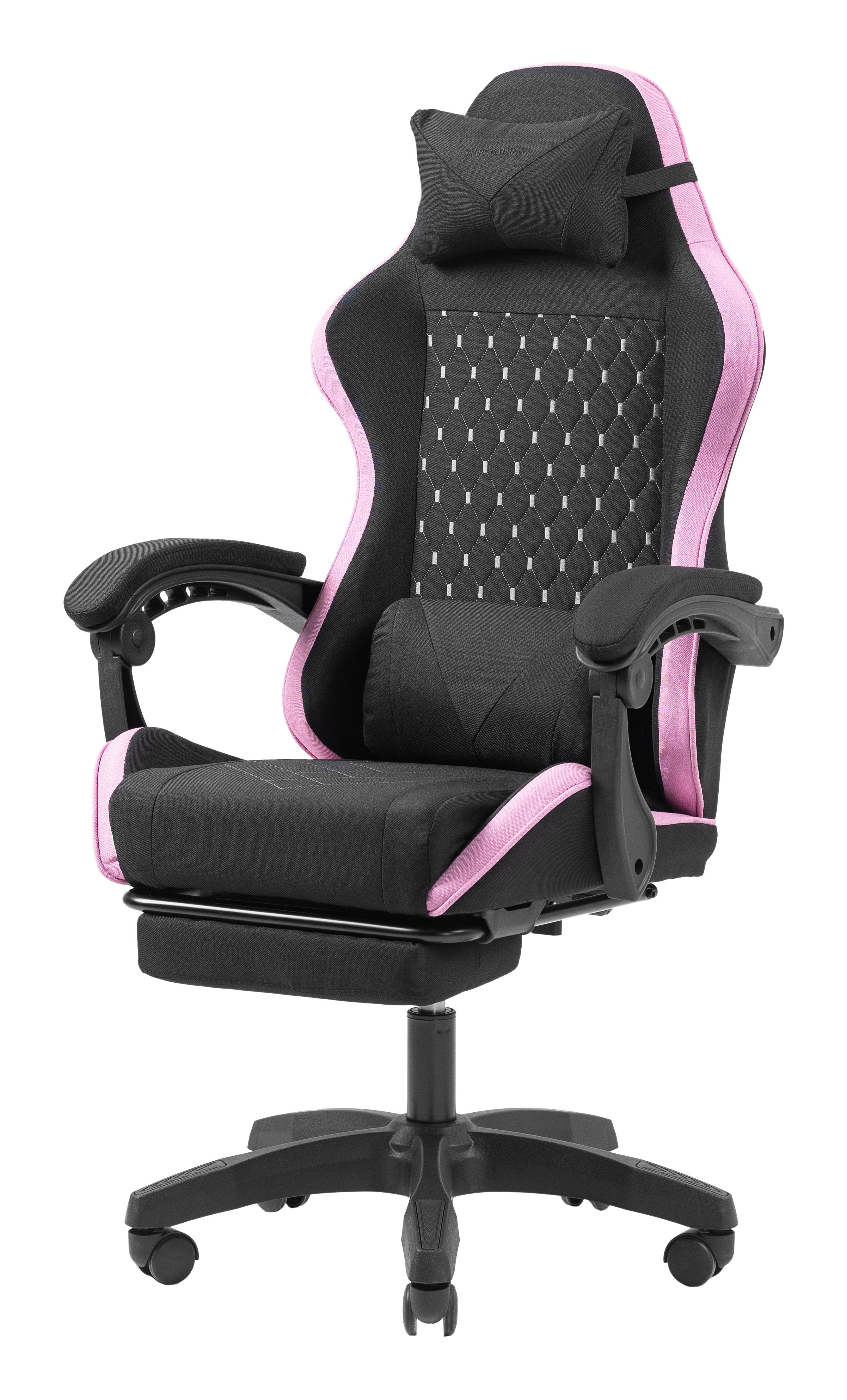 EAN 8435693111108 - Mars Gaming MGC-X Fabric Silla para videojuegos de PC Asiento acolchado Negro, Rosa imagen 5