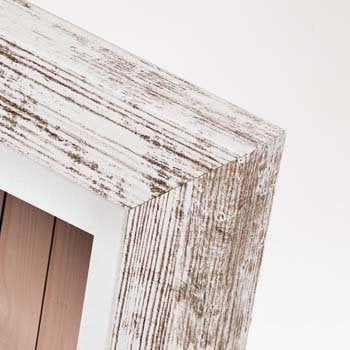 Marco De Madera Zep Nelson 6 Blanco/Marron 20x30 V21236