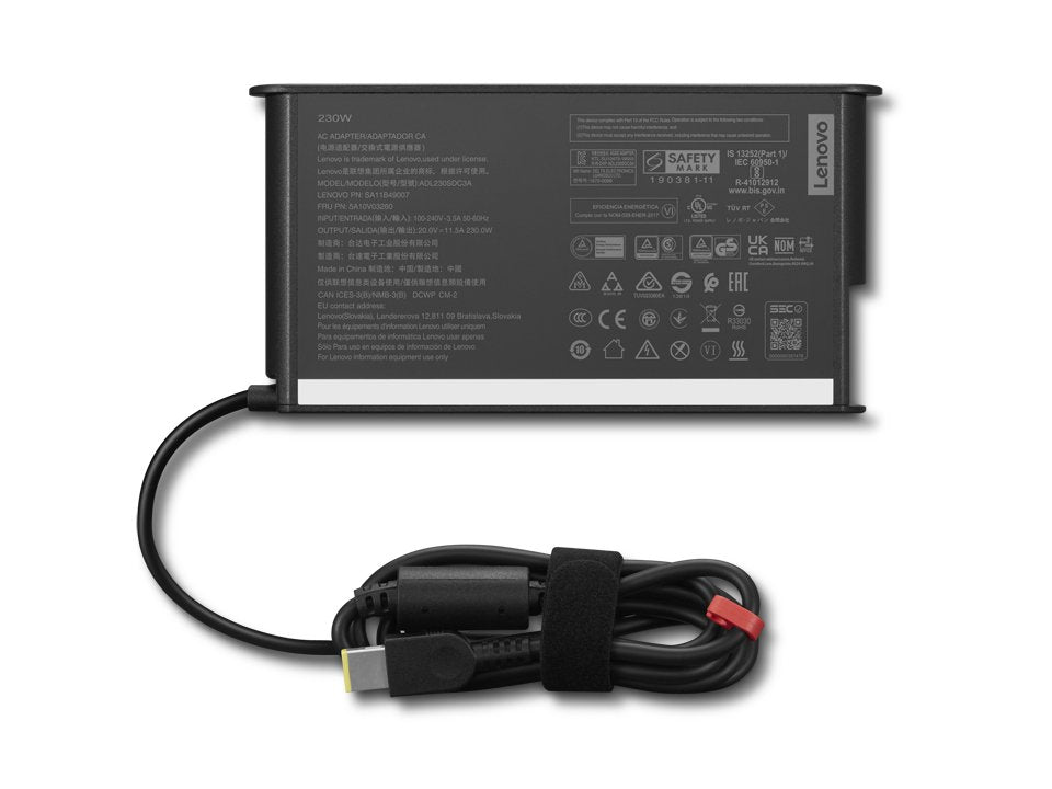 EAN 0195892082682 - Lenovo 4X21L38742 adaptador e inversor de corriente Interior 230 W Negro imagen 1