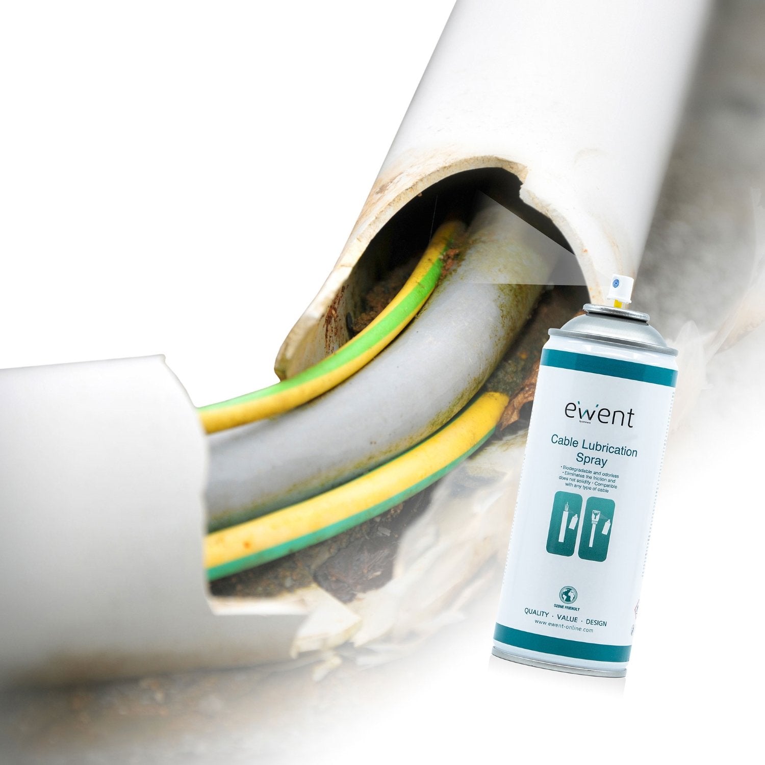 EAN 8054392614118 - Ewent EW5618 lubricante de aplicación general 400 ml Aerosol imagen 4