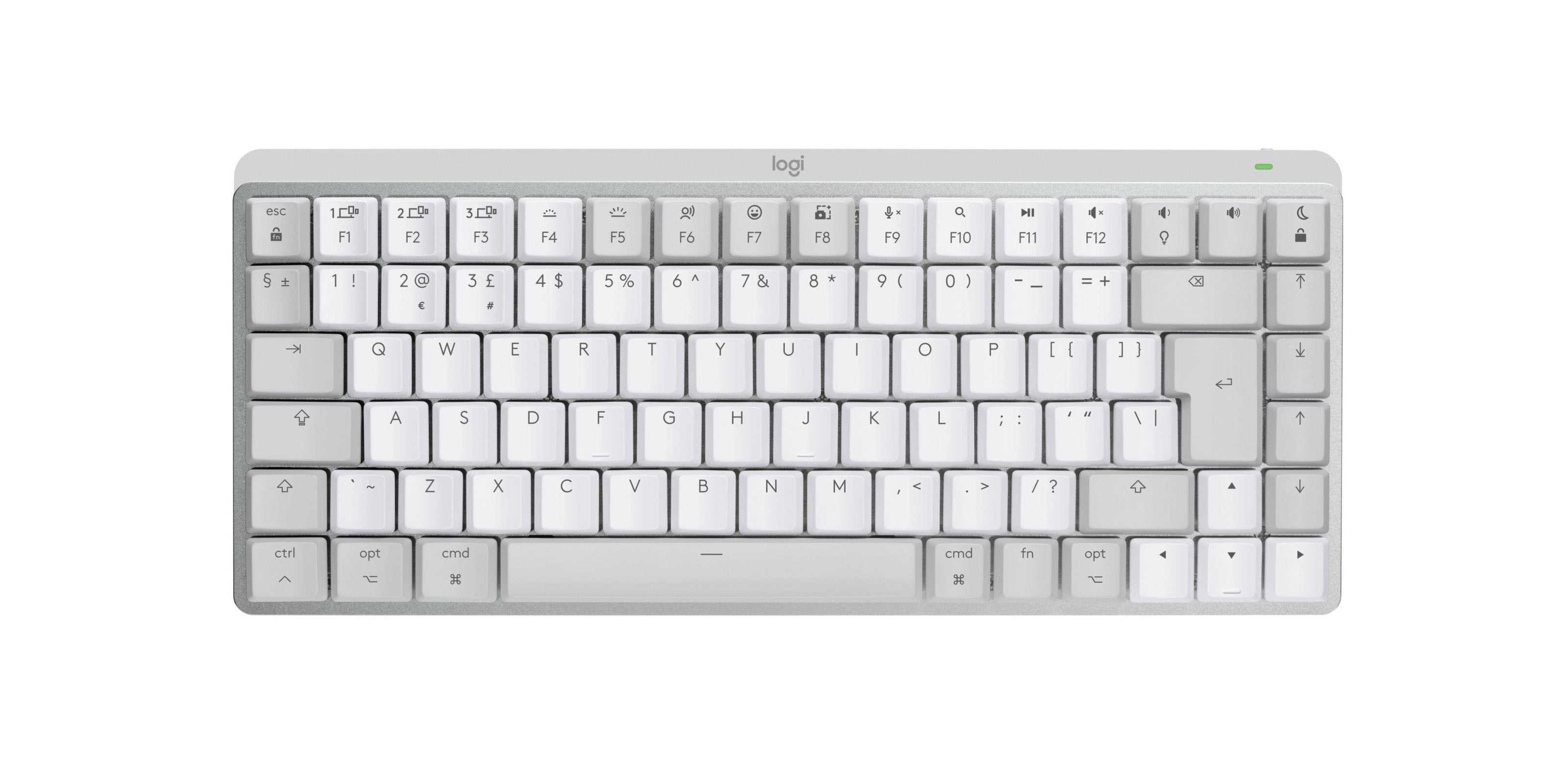 EAN 5099206103290 - Logitech 920-010798 teclado Oficina RF Wireless + Bluetooth QWERTY Inglés del Reino Unido Gris imagen 2