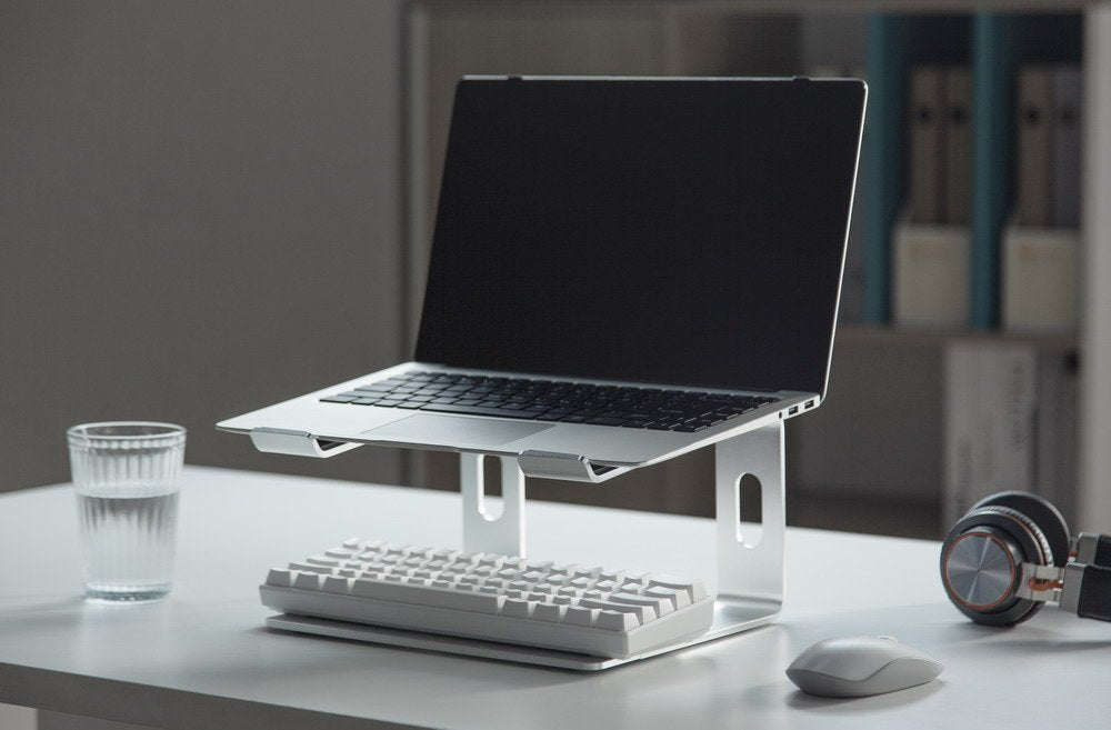 EAN 8716309127745 - Gembird NBS-D1-01 soporte para ordenador portátil Aluminio, Plata 39,6 cm (15.6") imagen 7