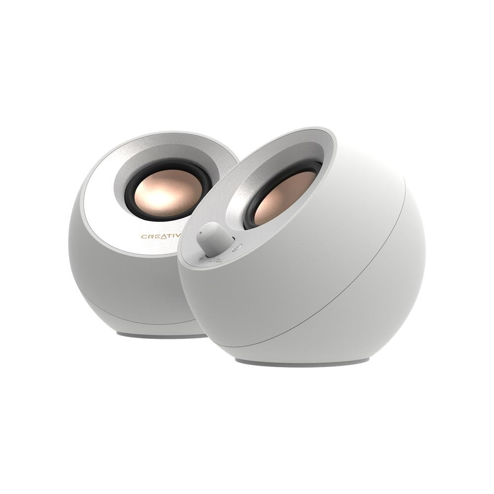 Altavoz Creative Pebble V3, Para Pc Blanco, Bluetooth, Usb-C, Jack 51mf1700aa002