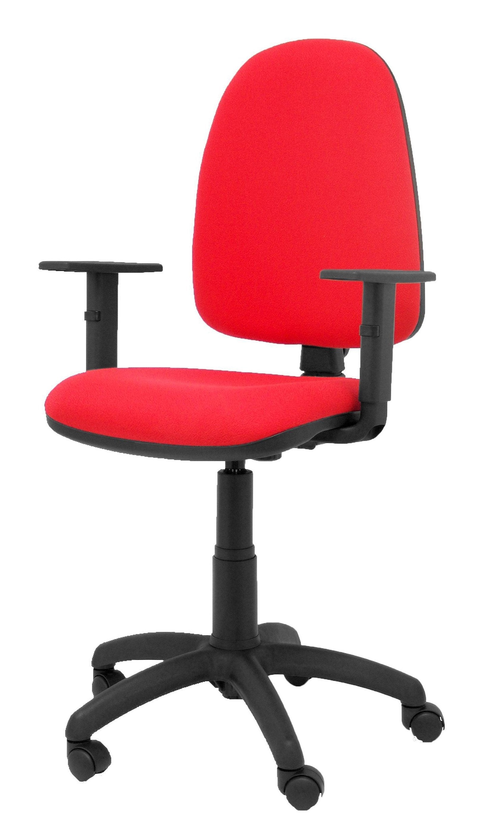 Silla Ayna Bali Rojo Brazos Regulables