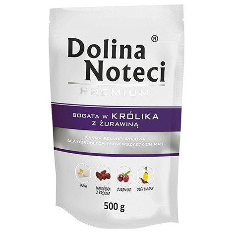 EAN 5902921300847 - Dolina Noteci 5902921300847 alimento húmedo para perros Arándano, Conejo Adulto 500 g imagen 1