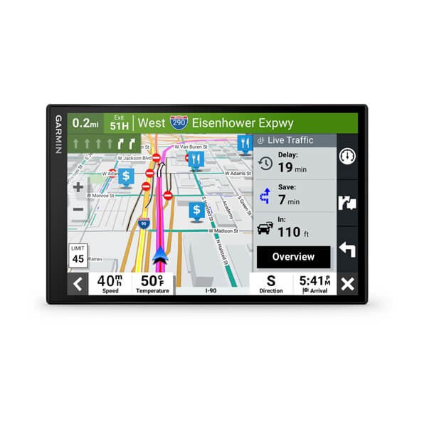 Garmin Drivesmart 86 Navegador Fijo 20,3 Cm (8") Tft Pantalla Táctil 295,2 G Negro