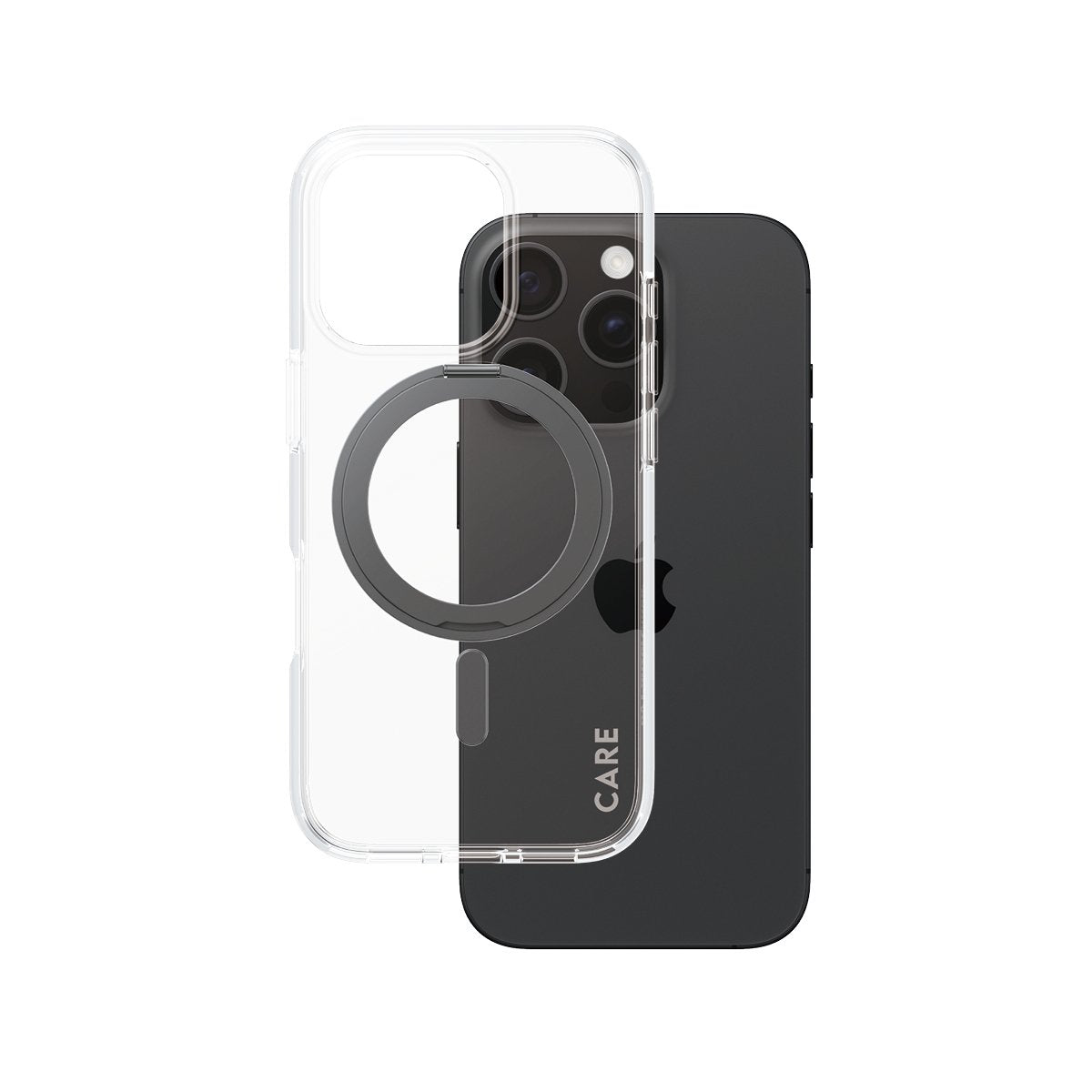 Panzerglass Care Feature Kickstand Iphone 16 Pro Schwarz