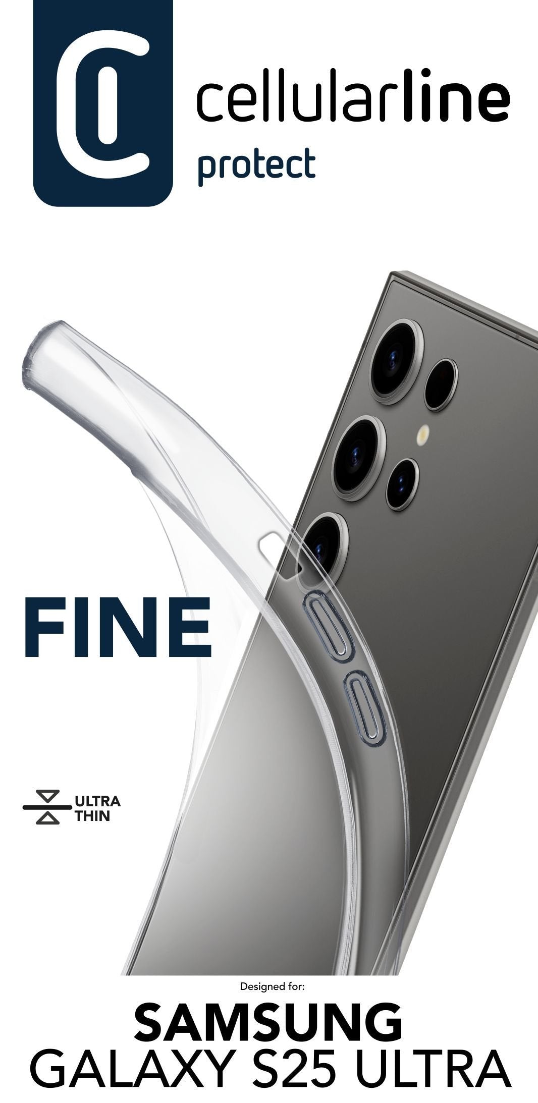 Cellularline Fine Case Fr Samsung S25 Ultra Clear