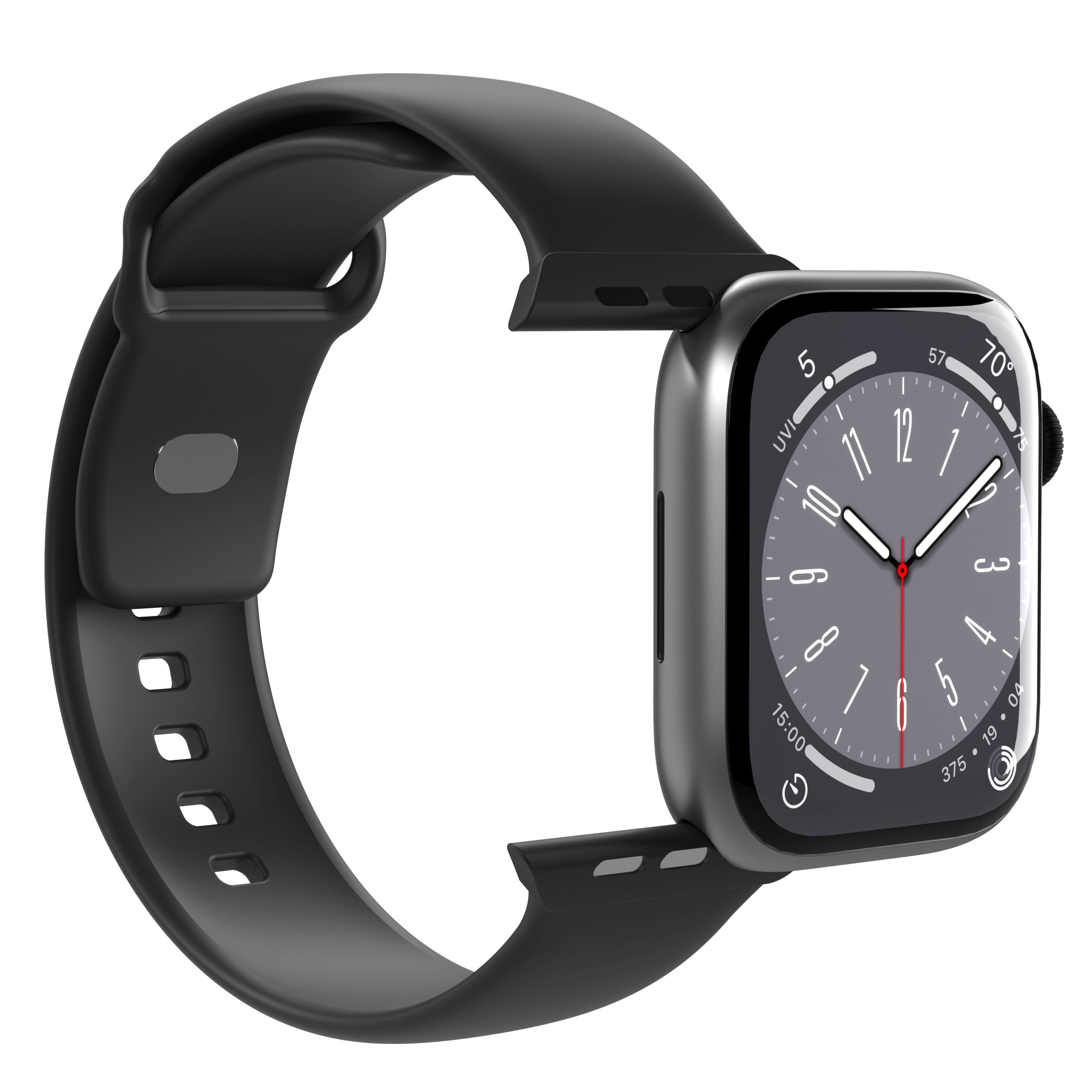 Pulsera De Silicona Puro Apple Watch 38/40/41mm Negro
