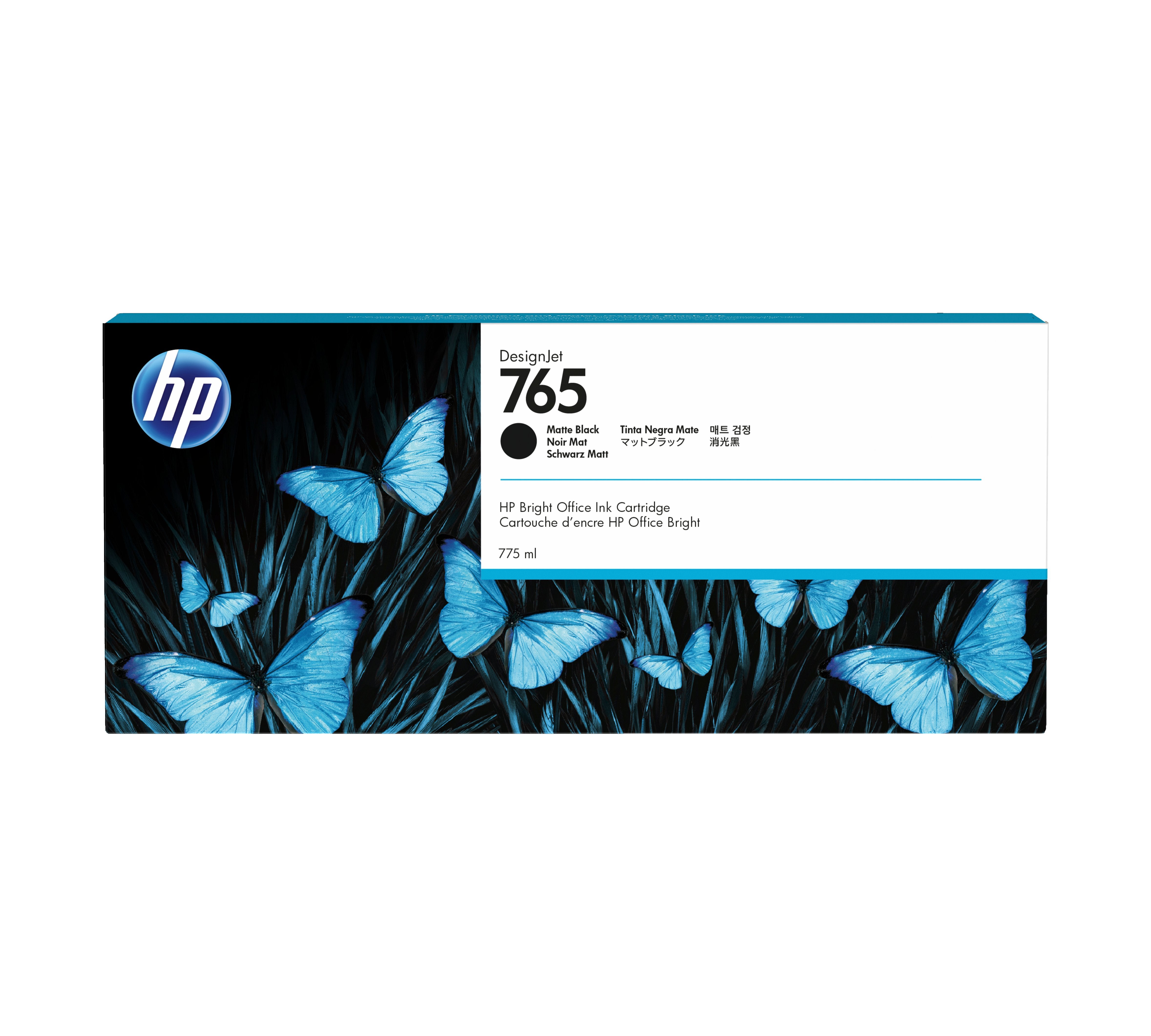 EAN 0888793342220 - HP 765 775-ml Matte Black DesignJet Ink Cartridge cabeza de impresora Inyección de tinta térmica imagen 1