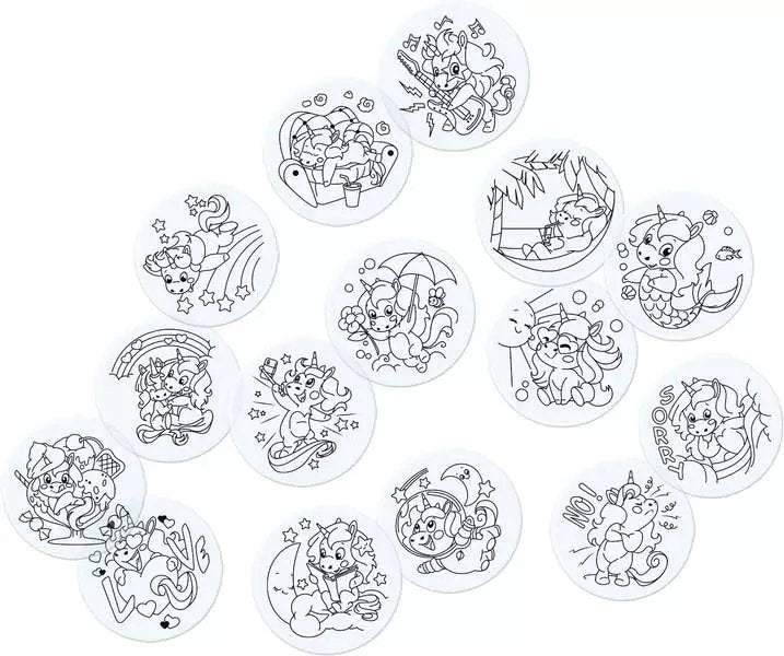 Ravensburger Xoomy Expansion Set Happy Unicorns, Pintura 25987