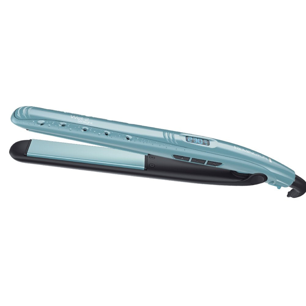 EAN 4008496870592 - Remington S7300 Utensilio de peinado Plancha de pelo Caliente Negro, Azul imagen 1