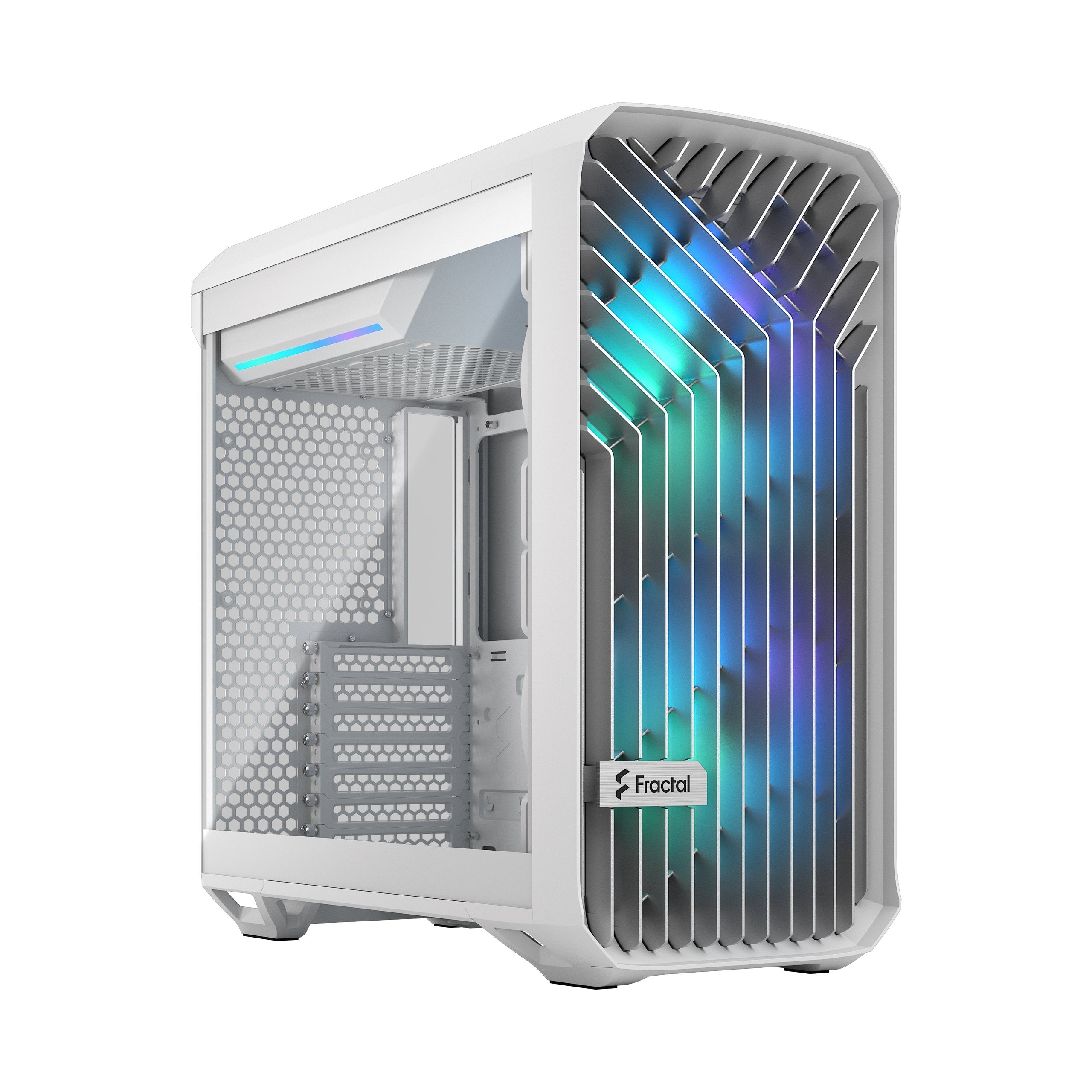 Caja Pc Fractal Design Compact Rgb White Tg Clear, Tower-Gehäuse Fd-C-Tor1c-05