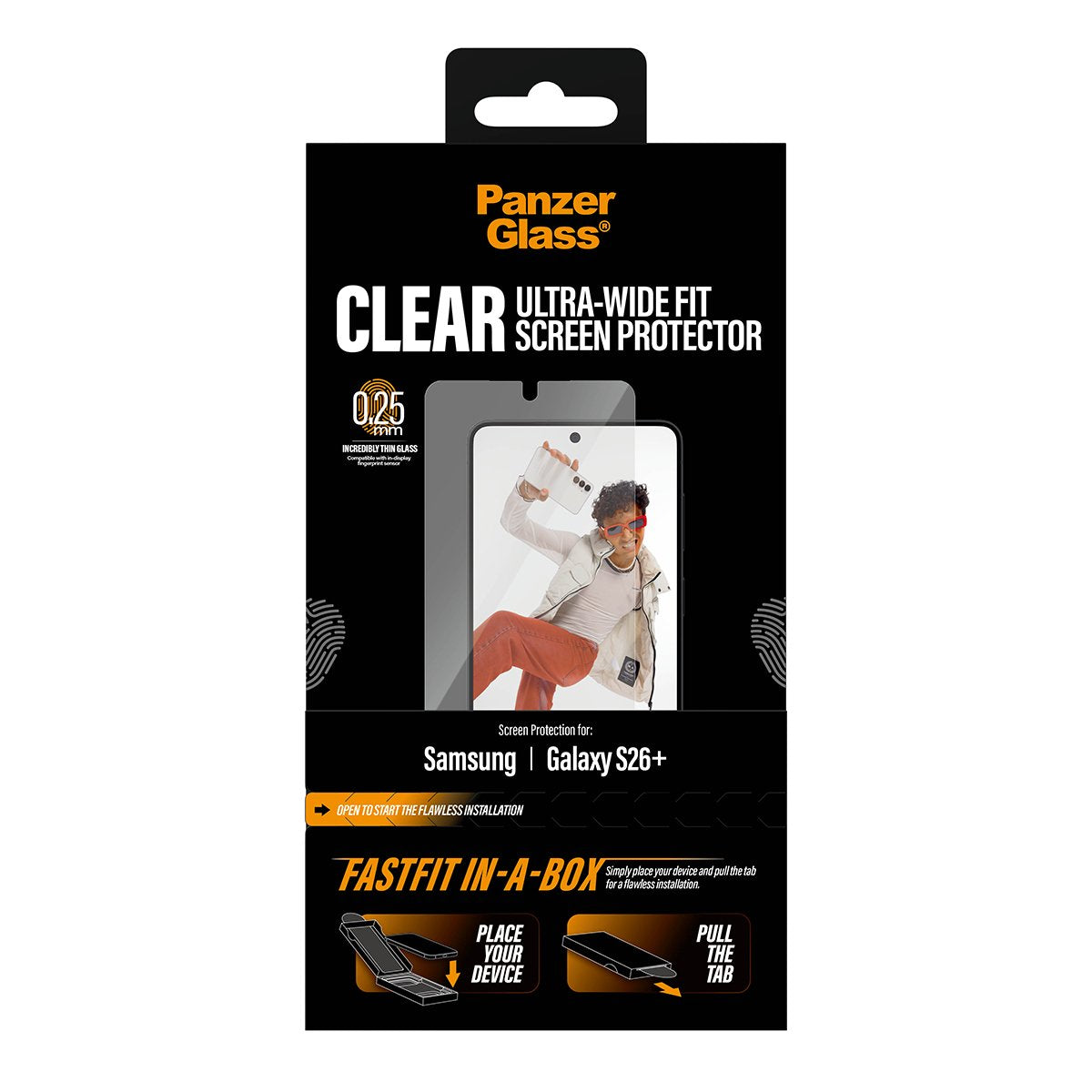 EAN 5715685033865 - PanzerGlass ® Screen Protector Samsung Galaxy S26+ | Ultra-Wide Fit w. FASTFIT IN-A-BOX Protector de pant imagen 3
